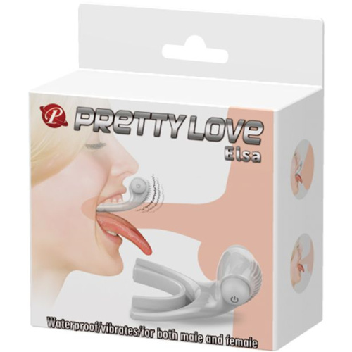 LyBaile Pretty Love Ela Mouth Stimulator Light Pink - Вібратор для оральних пестощів, 7.5х5.3 см (рожевий) - купити в Києві, Україні