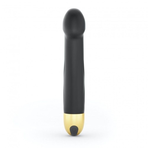 Dorcel Real Vibration M Gold 2.0 перезаряжаемый вибратор для точки G, 22х3.7 см (чёрный)