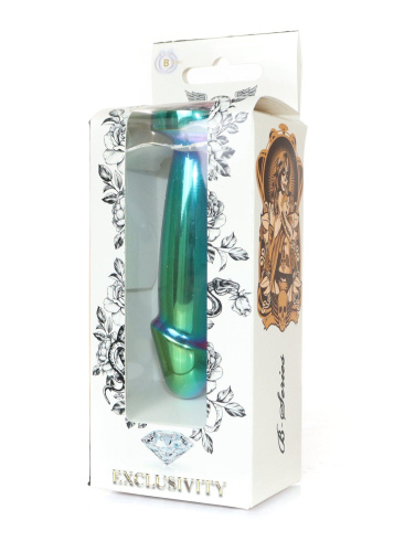 Металлическая анальная пробка Boys of Toys Jewellery Multicolour Penis Plug - размер S