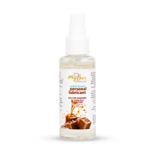 2в1 лубрикант и массажный гель - MyLove Aroma Series Intim&Massage Salted Caramel, 50 мл