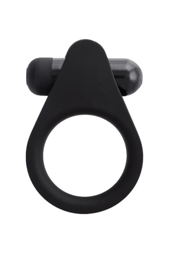 A-Toys Brid Cock Ring - виброкольцо с шипами, 6.3х3.1 см (черный)