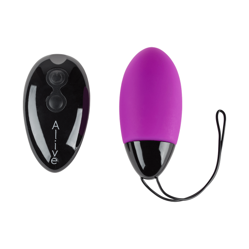 Alive Magic Egg MAX  мощное виброяйцо с дистанционным пультом управления,8.36х3.8 см (фиолетовый)
