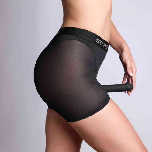 Шорты с фиксацией дилдо Strap-On-Me Harness Lingerie Halo, XS