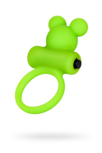 A-Toys By Toyfa - виброкольцо с ушками, 6х3 см (зеленый)