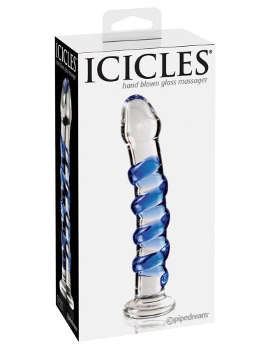 Фаллоимитатор Icicles №05, 14,6Х3,6 см