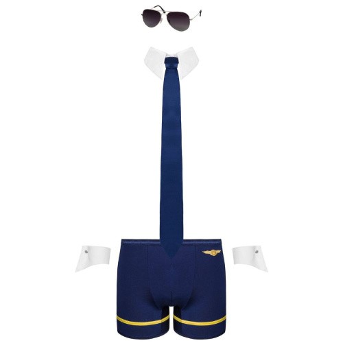Obsessive Pilotman set - Мужской костюм пилота для ролевых игр, S/M