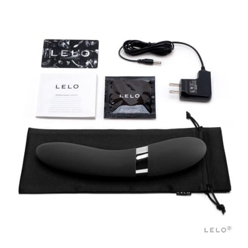 Lelo Elise 2 - Вибратор для точки G, 22х4.2 см (черный)