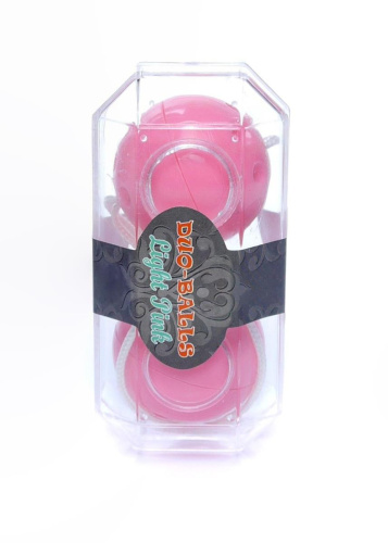 Boss Duo-Balls Light Pink - Вагинальные шарики, 21х3,3 см (розовый)