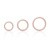Эрекционные кольца Silicone Support Rings (черный)