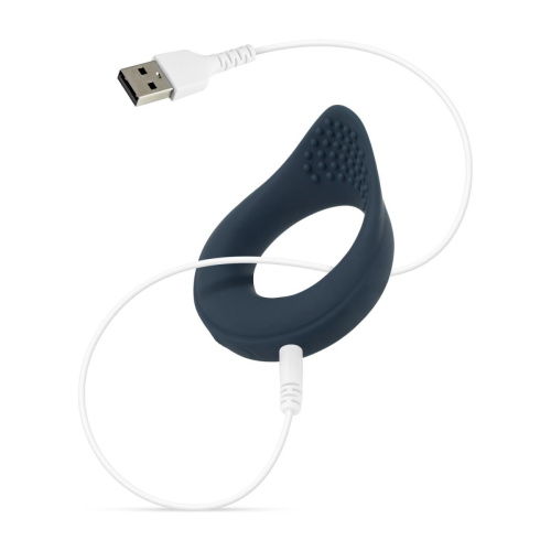 Эрекционное виброкольцо Boners Vibrating Cock Ring with Perineum Stimulation