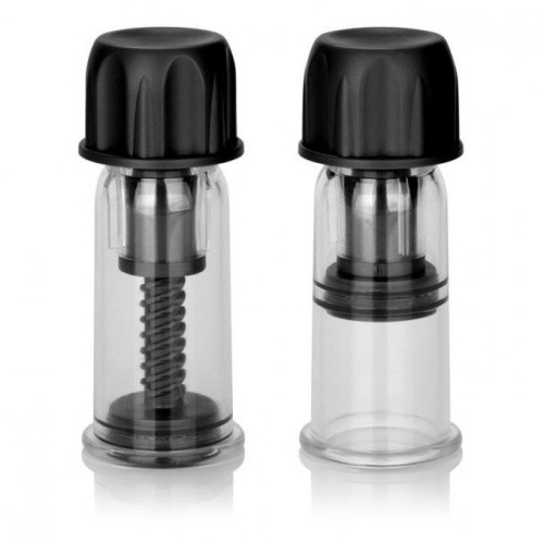 Вакуумная помпа для сосков CalExotics COLT Nipple Pro-Suckers, 10.3х3.8 см (чёрный)