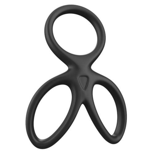 Эрекционное кольцо Erospace Men’s Play Triple Silicone Cock Ring  B14