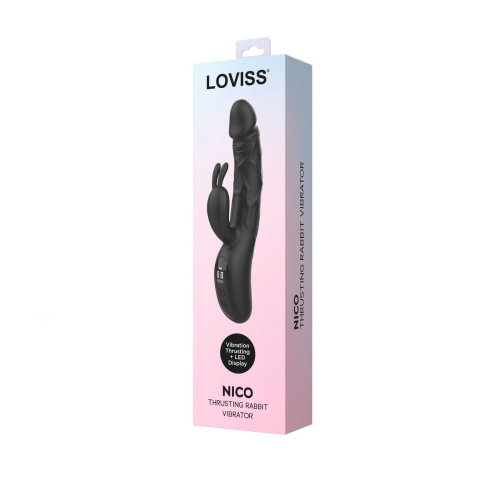 Вібратор-кролик з пульсацією Loviss Nico - купити в Україні | Секс шоп SEX-SHOP.ua