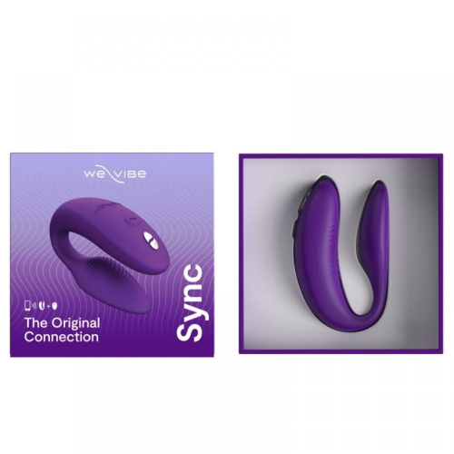 Вибратор для пар со смарт управлением We-Vibe Sync 2 + Лубрикант 50 мл