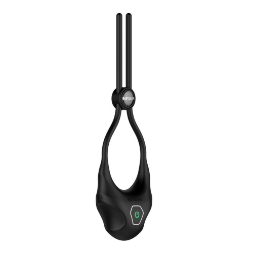 Nexus Forge Vibrating - Ерекційне віброкільце-ласо, 15 см (чорний) - купити в Києві, Україні
