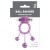 Linx Ball Banger Cock Ring Purple - виброкольцо с шариками, 9.5х2.8 см (розовый) Linx Ball Banger Cock Ring Purple - виброкольцо с шариками, 9.5х2.8 см (розовый)