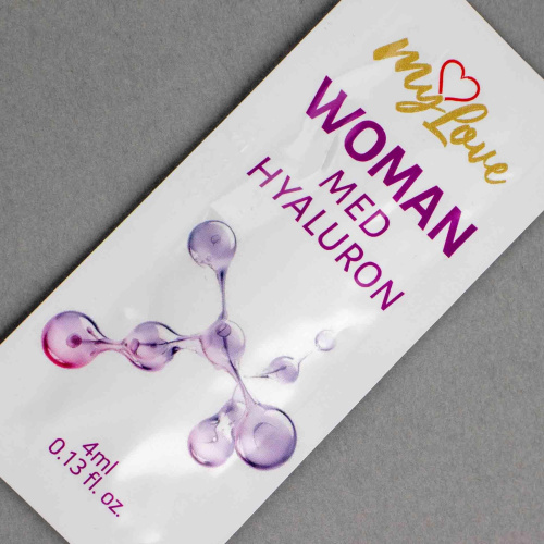 Интимный увлажняющий гель-лубрикант для женщин - MyLove Woman Med Hyaluron, 4 мл