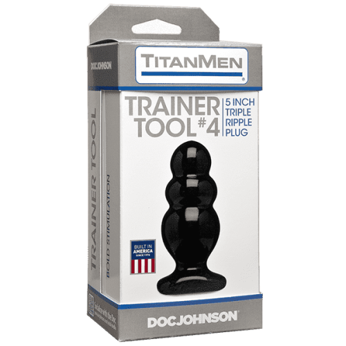 Doc Johnson TitanMen Tools Trainer  No.4 - анальная пробка, 11,2х5,3 см