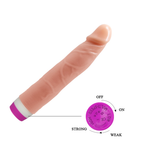 Реалистичный вибратор Jelly Vibe Rotation, 21.5 см