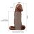 Baile Brave Men Vibro Penis Sleeve Flesh - Насадка на пенис, 15 см (коричневый) Baile Brave Men Vibro Penis Sleeve Flesh - Насадка на пенис, 15 см (коричневый)