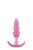 Ns Novelties Jelly Rancher T-plug Ripple - Анальная пробка, 7,6х3,2 см (розовый)