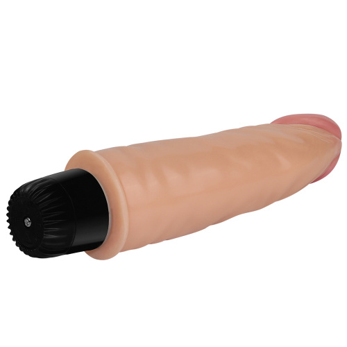 LoveToy Real Feel Vibrator 12 Flesh - Реалистичный вибратор,17 см (телесный)