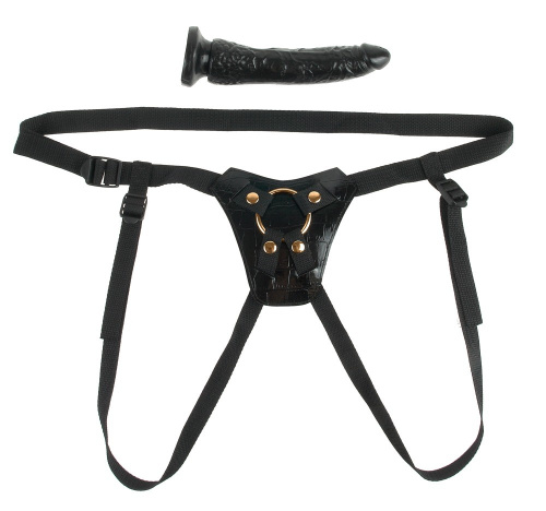 Fetish Fantasy Gold Designer Strap-On - Дизайнерский страпон, 16.5х4.5 см