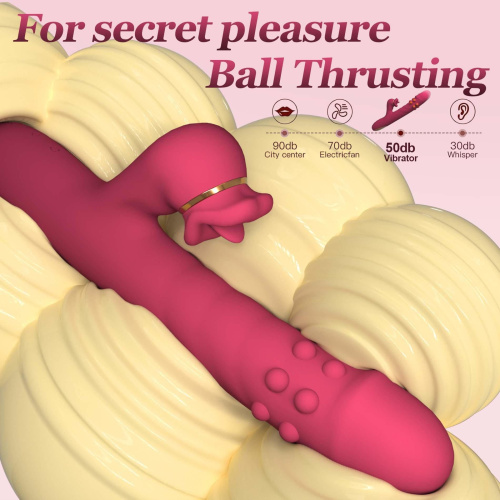 Вибратор кролик B - Series Fox Red Vibrator Rotating And Licking Functions