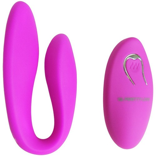 Pretty Love Letitia Stimulator Purple - Вібратор для пар, 10.3х3.8 см (фіолетовий) - купити в Києві, Україні