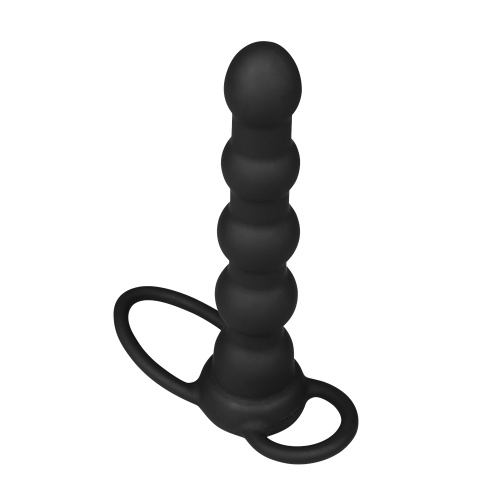 LoveToy Vibrating Rock Balled Double Prober - Насадка для двойного проникновения, 16х3 см