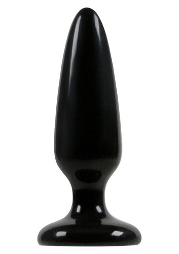 Ns Novelties Pleasure Plug Small - Анальная пробка, 10х3,5 см (черный)