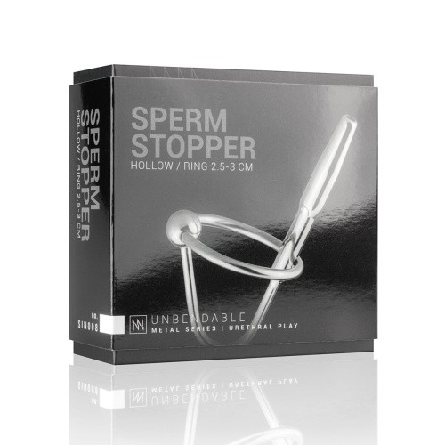 Sinner Gear Unbendable - Sperm Stopper Hollow Ring  -Уретральный стимулятор из 2 колец, 2,5 и 3 см