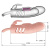 Удлиняющая насадка на член Pretty Love Sloane Vibrating Penis Sleeve, +2.5 см Удлиняющая насадка на член Pretty Love Sloane Vibrating Penis Sleeve, +2.5 см