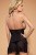 Эротичный комплект Obsessive Bisquitta chemise (L/XL) черный