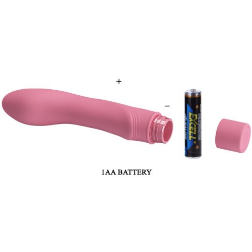 Love Ira Vibrator Pink - Мини-вибратор для точки G, 15х3.1 см (светло-розовый)