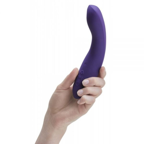 We-Vibe Rave + Лубрикант 50 мл - анатомічний вібратор для точки G, 19,3х3,4 см (фіолетовий) - купити в Києві, Україні