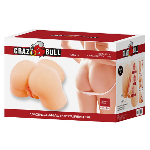 Мастурбатор торс Crazy Bull Olivia - купити в Україні | Секс шоп SEX-SHOP.ua