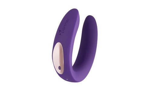 Satisfyer Double Plus (ex Partner Plus) - Вибратор для пар, 9х2.3 см (фиолетовый)