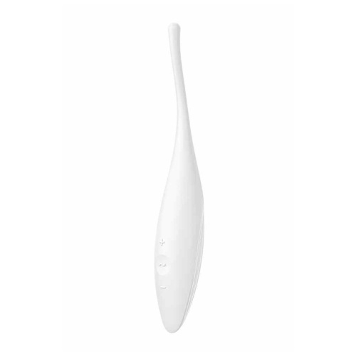 Satisfyer Twirling Joy White - Смарт-вибратор для клитора, 18 см (белый)