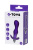 A-Toys By Toyfa - Анальная пробка с вибрацией, S 11.2х3 см (фиолетовый)