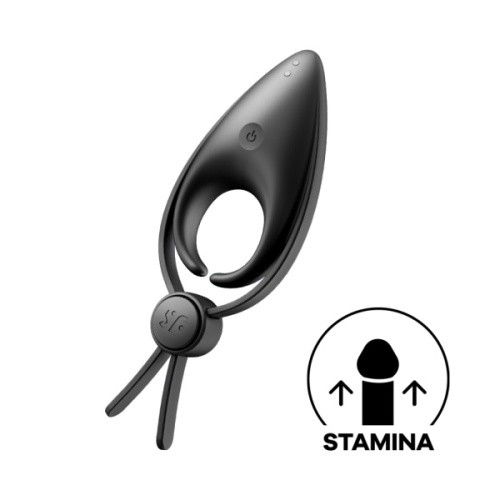 Satisfyer Sniper - эрекционное лассо с вибрацией, 13 см (черный)