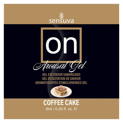 Пробник збудливого гелю Sensuva - ON for Her Arousal Gel Coffee Cake, 4 мл - купити в Україні | Секс шоп SEX-SHOP.ua