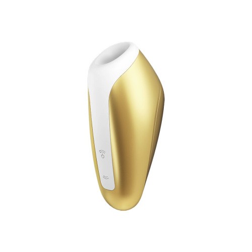Satisfyer Love Breeze компактный вакуумный стимулятор клитора, 9.8х4 см (желтый)