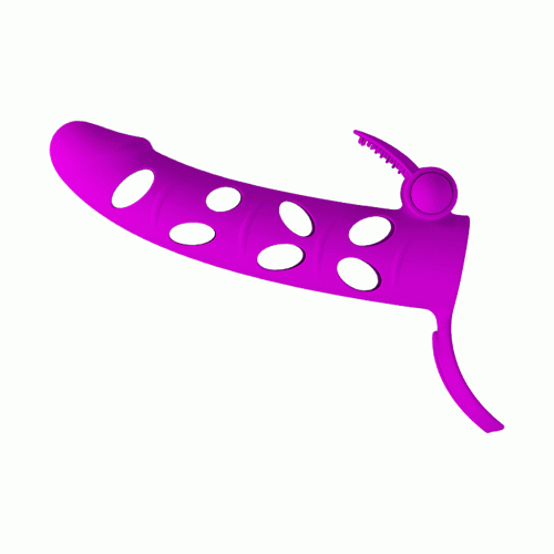 Удлиняющая насадка на член Pretty Love Vibrating Penis Sleeve, + 1,7 см