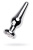 TOYFA Metal Silver anal plug - серебристая анальная пробка с кристаллом, 9х4 см (прозрачный) TOYFA Metal Silver anal plug - серебристая анальная пробка с кристаллом, 9х4 см (прозрачный)
