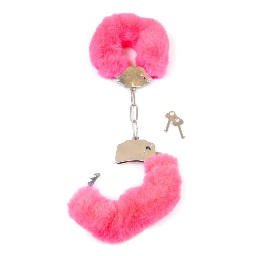 Fetish B-Series Furry Cuffs - Наручники з хутром (рожеві) - купити в Києві, Україні