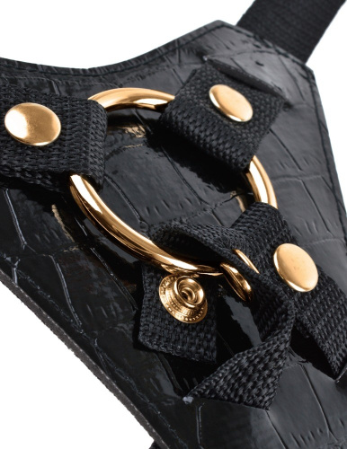 Fetish Fantasy Gold Designer Strap-On - Дизайнерский страпон, 16.5х4.5 см