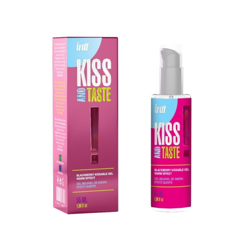 Массажный гель Intt KISS AND TASTE!, 55 мл (ежевика)