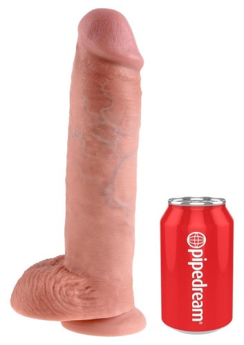 Фаллоимитатор King Cock 11" Cock with Balls, 22,2х6,4 см