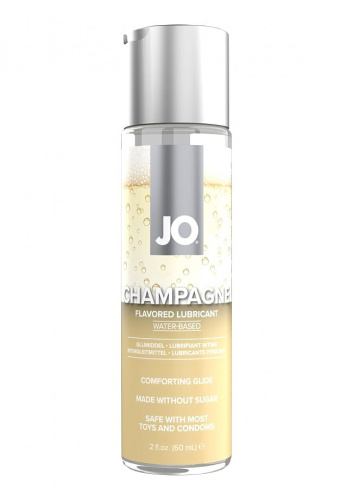 System JO Sweet & Bubbly – Shampagne & Chocolete Covered Strawberry - Набор лубрикантов, 2×60 мл